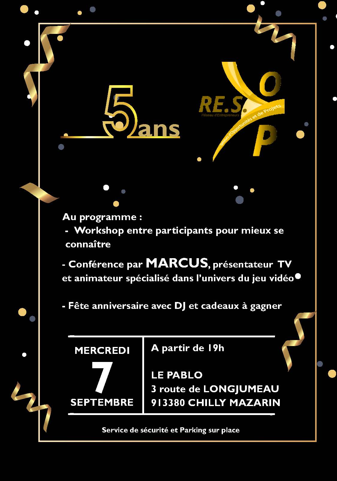 Anniversaire RESOP